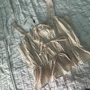 English Factory Striped Top